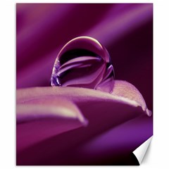 Waterdrop Canvas 8  X 10  (unframed) by Siebenhuehner