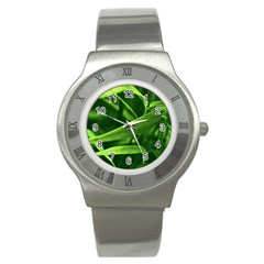 Bamboo Stainless Steel Watch (Unisex)