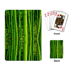 Bamboo Playing Cards Single Design by Siebenhuehner