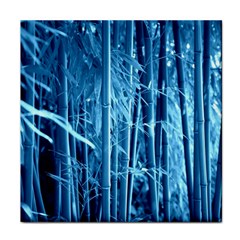 Blue Bamboo Ceramic Tile by Siebenhuehner