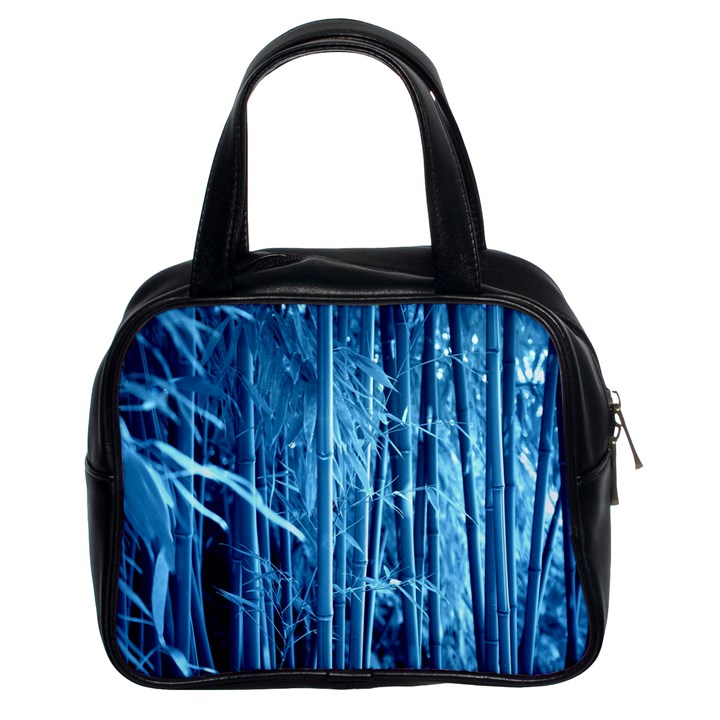 Blue Bamboo Classic Handbag (Two Sides)