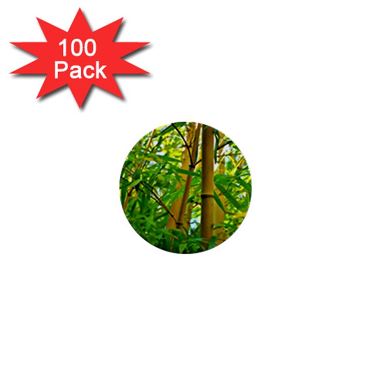 Bamboo 1  Mini Button (100 pack)