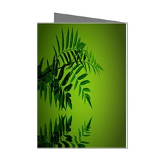 Leaf Mini Greeting Card (8 Pack) by Siebenhuehner