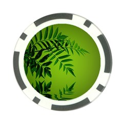 Leaf Poker Chip 10 Pack by Siebenhuehner