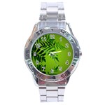 Leaf Stainless Steel Watch (Men s) Front