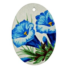 Enzian Oval Ornament by Siebenhuehner