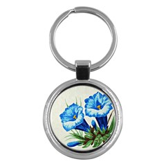 Enzian Key Chain (round) by Siebenhuehner