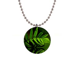 Leaf Button Necklace by Siebenhuehner