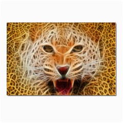 Jaguar Electricfied Postcard 4 x 6  (10 Pack) by masquerades