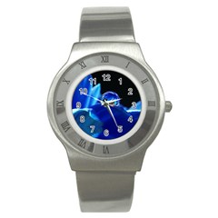 Waterdrop Stainless Steel Watch (unisex) by Siebenhuehner