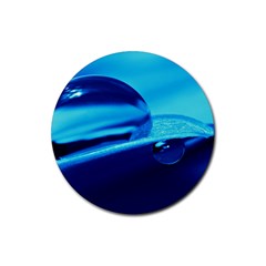 Waterdrops Drink Coaster (round) by Siebenhuehner