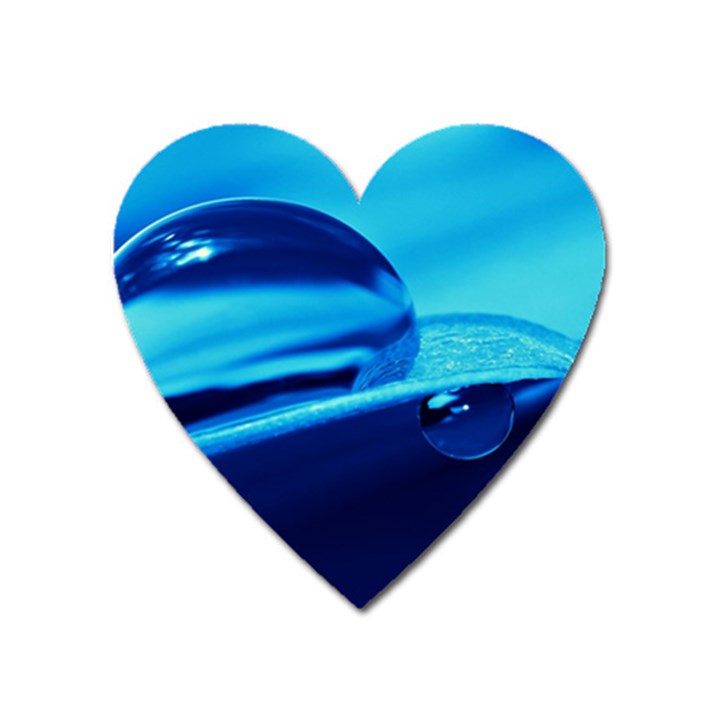 Waterdrops Magnet (Heart)