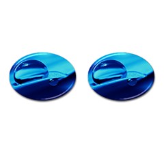 Waterdrops Cufflinks (oval) by Siebenhuehner