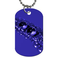 Waterdrops Dog Tag (two-sided)  by Siebenhuehner