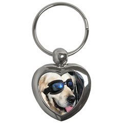 Cool Dog  Key Chain (heart) by Siebenhuehner
