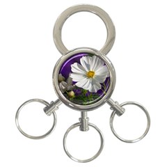 Cosmea   3-ring Key Chain