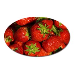 Strawberry  Magnet (oval) by Siebenhuehner