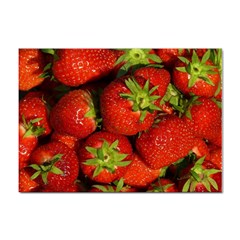 Strawberry  A4 Sticker 10 Pack