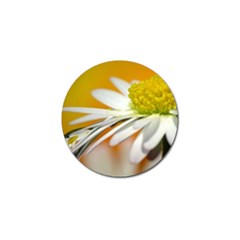 Daisy With Drops Golf Ball Marker by Siebenhuehner