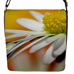 Daisy With Drops Flap Closure Messenger Bag (small)