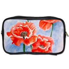 Poppies Travel Toiletry Bag (one Side)