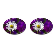 Daisy Cufflinks (oval) by Siebenhuehner