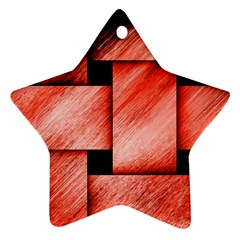 Modern Art Star Ornament