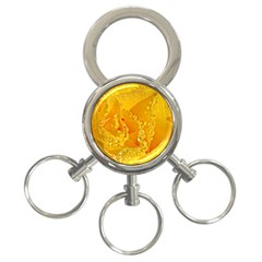 Waterdrops 3-ring Key Chain by Siebenhuehner