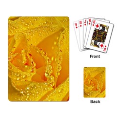 Waterdrops Playing Cards Single Design by Siebenhuehner