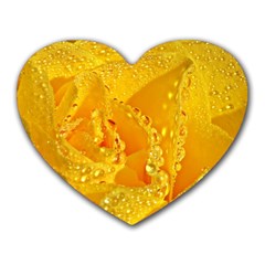 Waterdrops Mouse Pad (heart) by Siebenhuehner