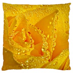 Waterdrops Large Cushion Case (single Sided)  by Siebenhuehner