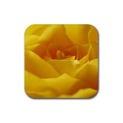 Yellow Rose Drink Coaster (square) by Siebenhuehner