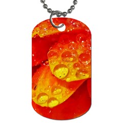 Waterdrops Dog Tag (one Sided) by Siebenhuehner