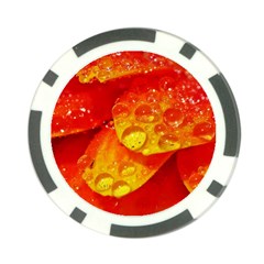 Waterdrops Poker Chip by Siebenhuehner