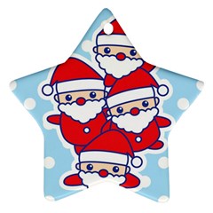 Santa s Star Ornament