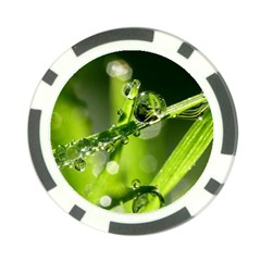 Waterdrops Poker Chip by Siebenhuehner