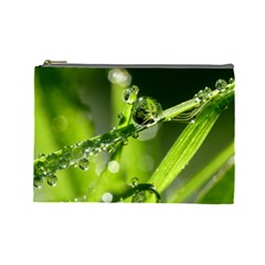 Waterdrops Cosmetic Bag (large) by Siebenhuehner