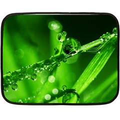 Waterdrops Mini Fleece Blanket (two Sided) by Siebenhuehner