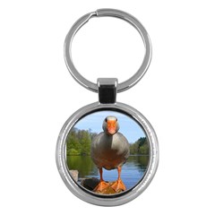 Geese Key Chain (round)