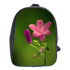 Campanula Close Up School Bag (large) by Siebenhuehner