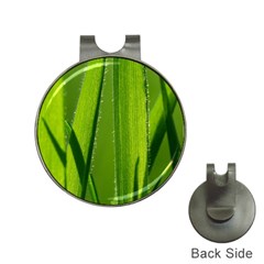 Grass Hat Clip With Golf Ball Marker