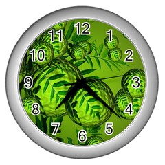 Magic Balls Wall Clock (silver)