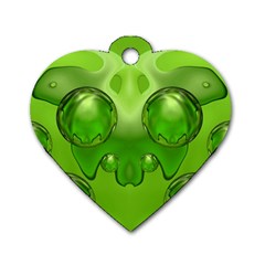 Magic Balls Dog Tag Heart (two Sided) by Siebenhuehner