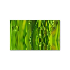 Green Bubbles  Sticker (rectangle) by Siebenhuehner