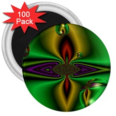 Magic Balls 3  Button Magnet (100 Pack) by Siebenhuehner