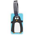 Hello Penguin Luggage Tag (One Side) Front