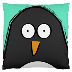 Penguin Close Up Large Cushion Case (single Sided) 