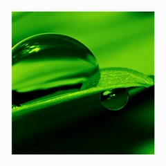 Green Drop Glasses Cloth (medium, Two Sided) by Siebenhuehner