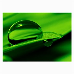 Green Drop Glasses Cloth (large, Two Sided) by Siebenhuehner