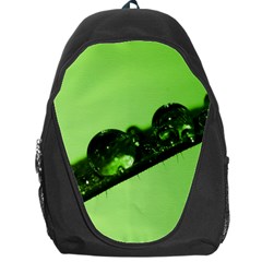 Green Drops Backpack Bag by Siebenhuehner
